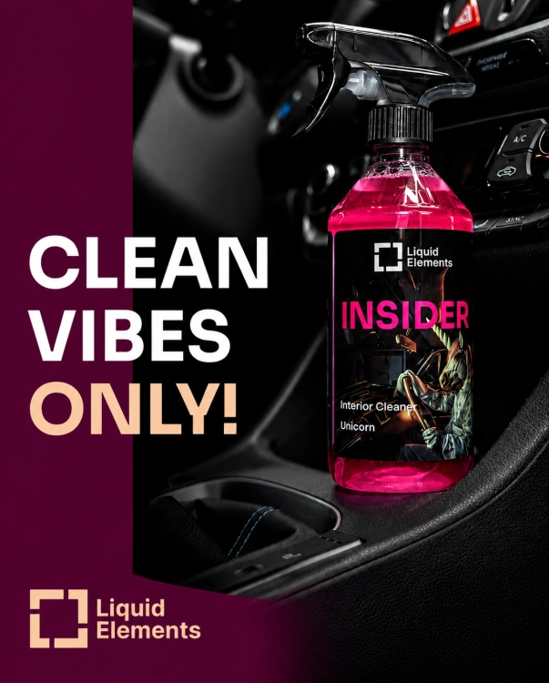Liquid Elements Insider Interior cleaner, wszechstronny środek do wnętrza samochodu